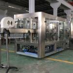 PLC MMI Control Mineral Water Bottling Machine , Drinking Water Filling Machine