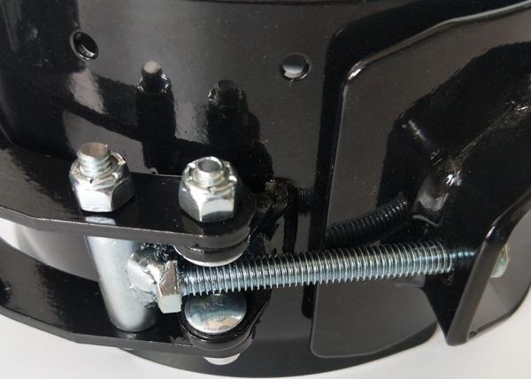 Black Heavy Duty Steel Pipe Clamps / Pipe Connector Clamp Round Shape