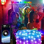 RGB Outdoor Waterproof String Fairy Lights LED Lights Changing Rope For