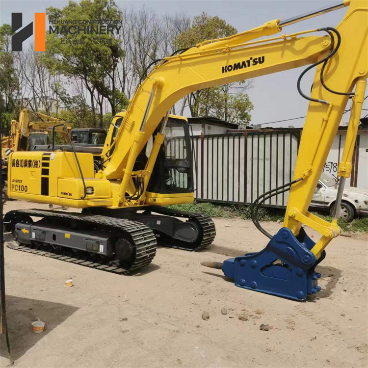 0.48m3 Bucket Capacity Used Komatsu PC100 Excavator 10000KG Machine Weight