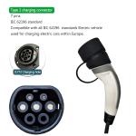 Type2 8-16A 1P Portable Electric Vehicle Charger UK 3 PINS Outlet