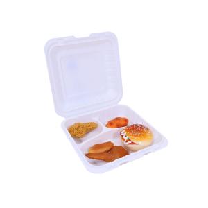 Quality Hinged Lid 40%PP 3L disposable food storage containers wholesale