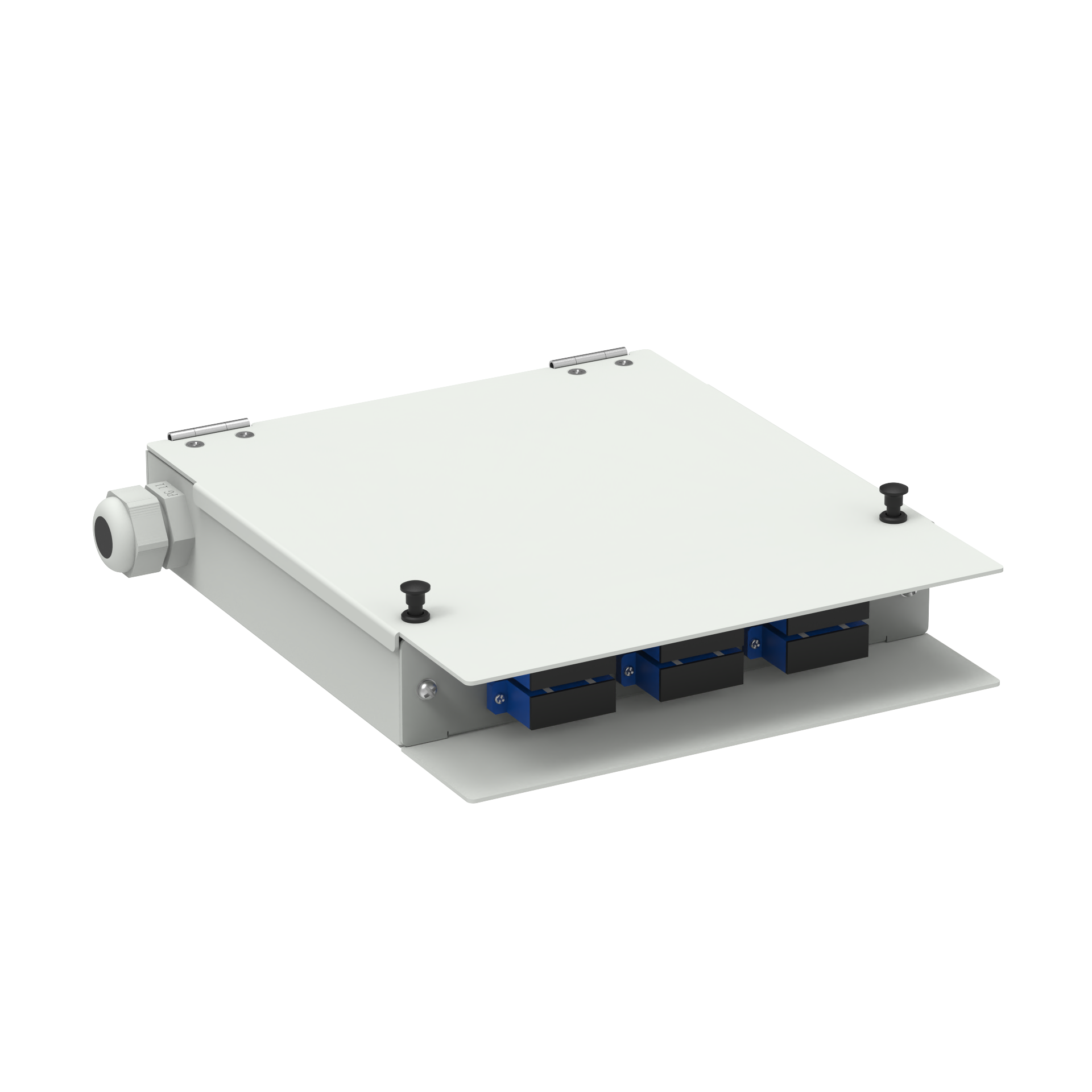 12 Cores SC UPC Fiber Optic Terminal Box for FTTX Network Made of Cold Rolled Steel