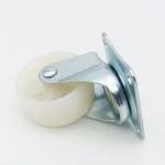 360 Degree 3 Inch White PP Wheel Furniture Cabinets Caster