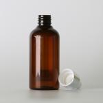Empty Amber Cosmetic Oil Bottles 2oz 100ml Silkscreen Printing With Dropper