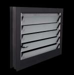 1.4mm Aluminium Glass Louvers Window 80mm Powder Coated