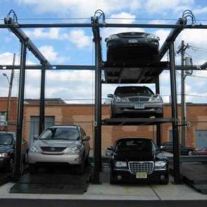 Quality Storage Auto Parking System Columns Shared Simple Car Parking Lift for 3 Cars Storage Per Unit wholesale