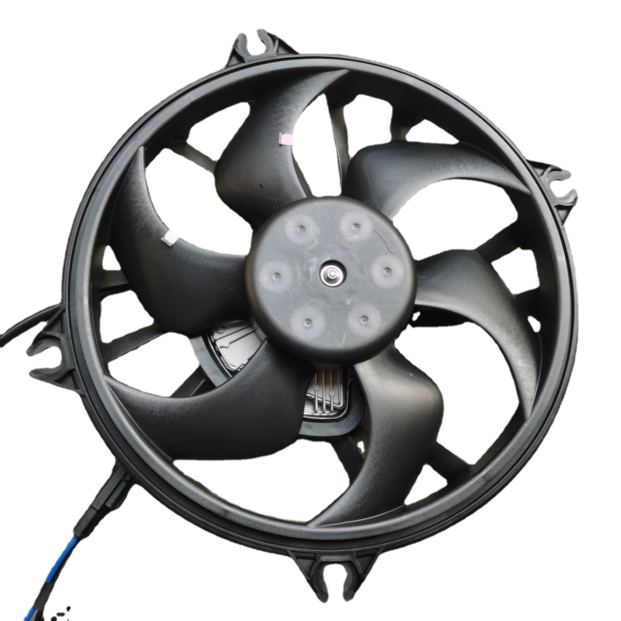 Universal 12 Inch Straight Blade Cooling Fan for Mazda Vehicles' Radiator in Black Plastic