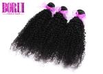Cuticle Aligned Kinky Curly Human Hair Virgin Malaysian Bundles Extension