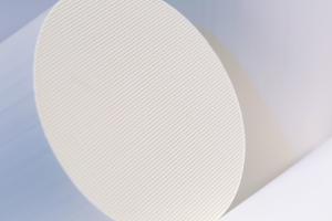 Quality Round White Honeycomb Ceramic Carrier , car Catalyst Supports wholesale