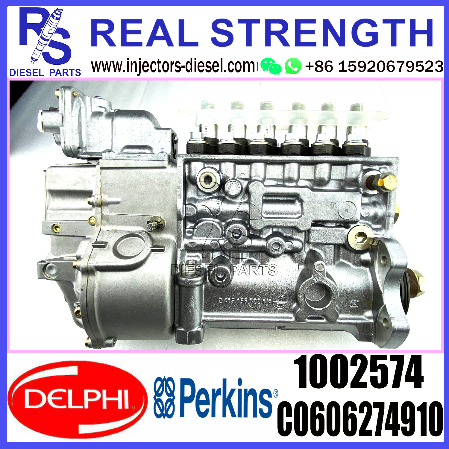 Diesel Common Rail Fuel Pump C0606274910 1002574 For Diesel Engine