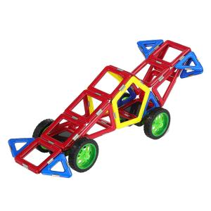 Quality Stem Magnetic Blocks Speed Racer Magnetic Cars Toys for Developing Intelligence wholesale