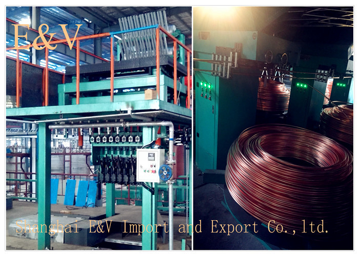 2000 ton upward Copper Continuous Casting Machine / copper wire manufacturing machine