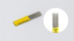 0.2mm Stainless Steel Yellow Microblading Blades Tattoo Needles Sterilized