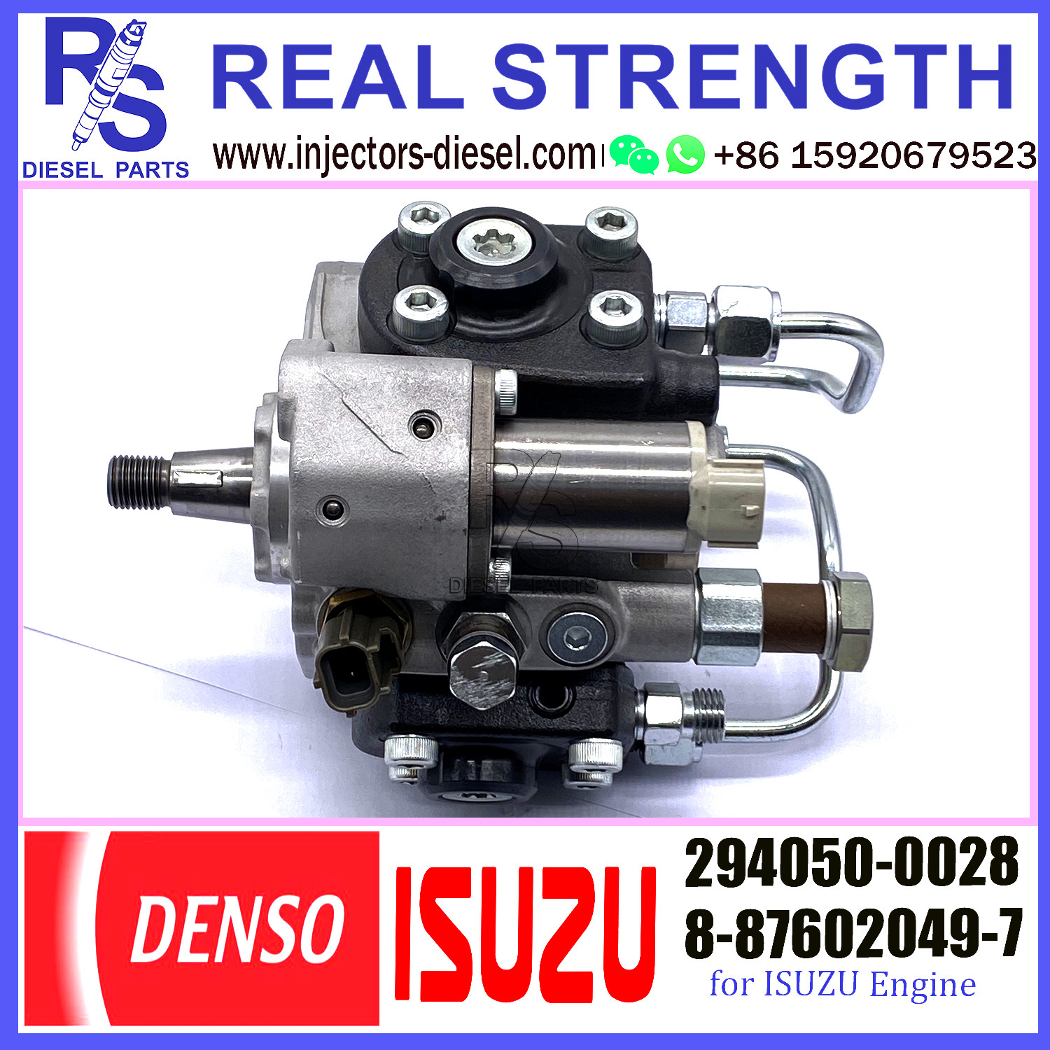HP4 Common Rail Diesel Fuel Injection Pump 294050-0028 For ISUZU Engine 8-87602049-7