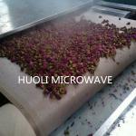 Industrial Microwave Drying Flower Dryer Machine Tunnel Type Flower Dehydrator
