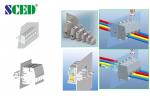 UL CE PA66 Wiring Terminal Block 600V/230A 25mm Terminal Width