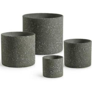 Quality Indoor Outdoor Round Flower Planters Customizable With Drainage Holes wholesale