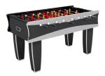 Black / Silver Indoor 5FT Soccer Table MDF Football Table For Family 61 KG