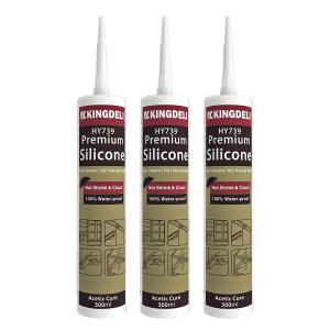 Quality 280g Silicone Sealant Adhesive Seal Bond Gp Clear For Construction wholesale