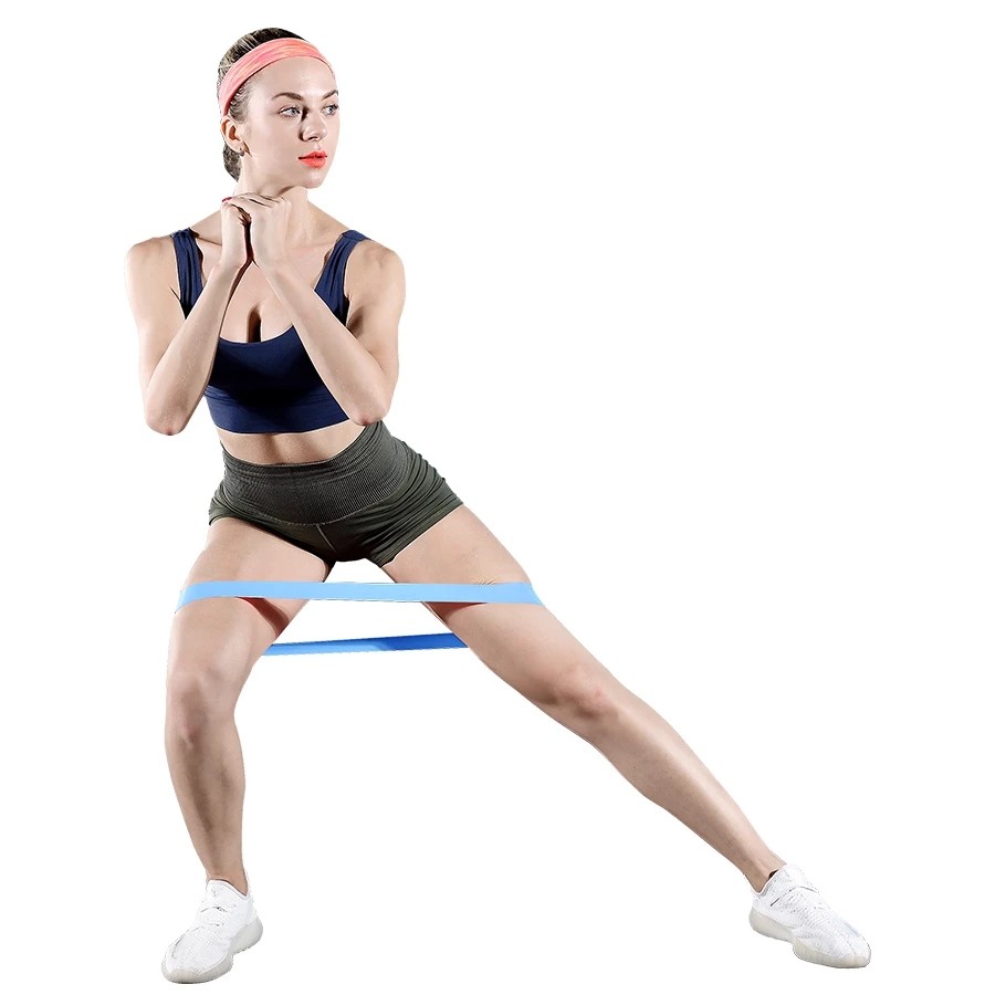 Natural Latex Gym Exercise Strength Elastic 60cm Resistance Bands For Fitness Yoga Crossfit Training