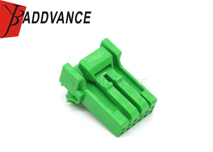 Hot sale 6 Pin Female Electrical Connector Housing Green Color For Automotive