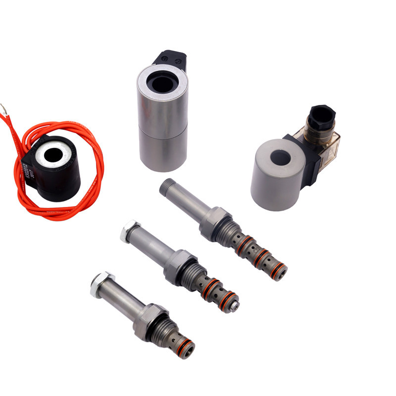 Customized Cartridge Solenoid Valve 4 Way 3 Position Hydraulic Valve