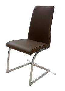 Washable Restaurant Dining Chairs Guestroom Use Elegant Textured PU Shell