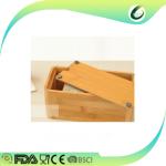 bamboo wood restaurant tissue box