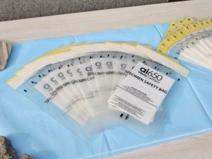 Quality Pocketed 7 Slotted 95kPa Specimen Transport Bag 150mmx240mm wholesale