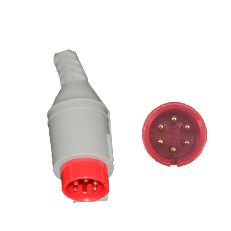 Grey Spacelabs IBP Cable Round 4 Pin To Smiths Transducer IBP Cables