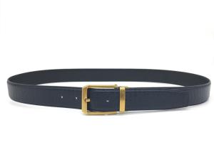 Quality Custom Logo Men 3.3mm Cow Leather Dress Belt With Pin Buckle wholesale
