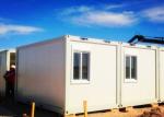 Exquisite Simple Moving Container Homes Anti - Seismic With Laser Cut Screen