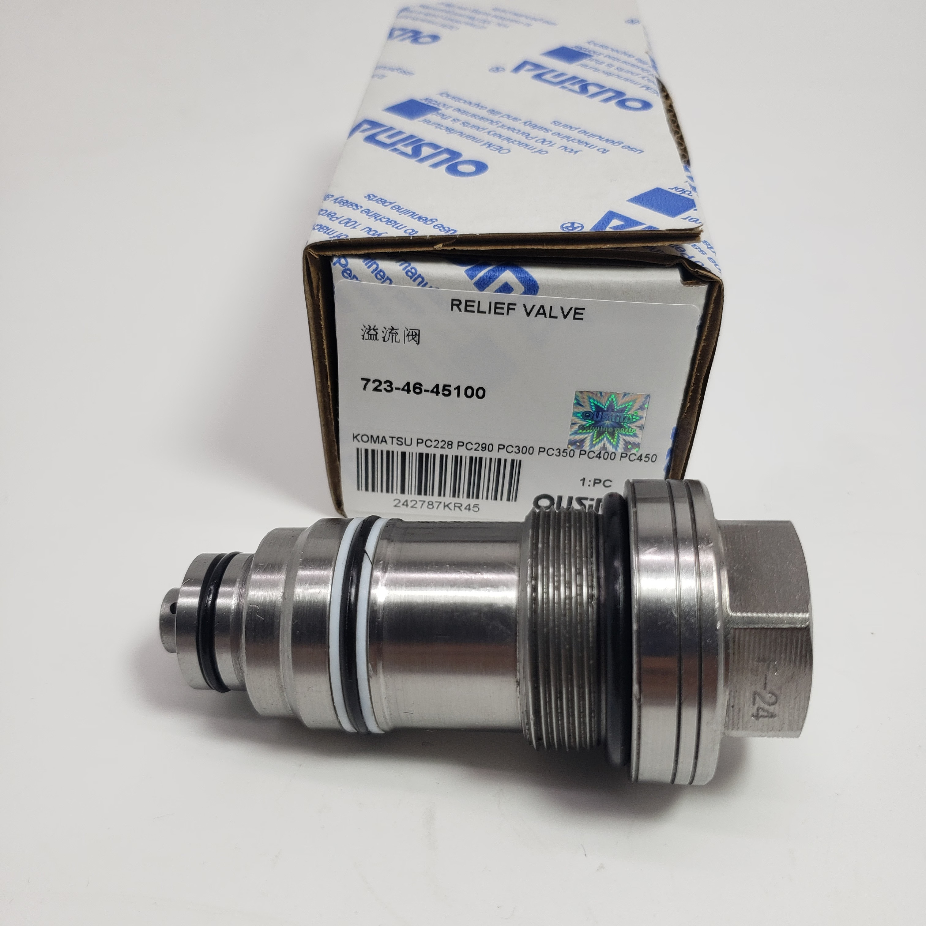 Relief Valve 723-46-45100 For KOMATSU PC220 PC228US PC350 PC450
