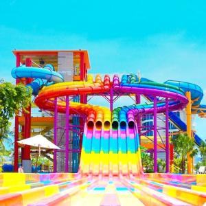 Quality Customized Color Huge Water Slide Fibreglass Water Slides For Adults At Water Parks wholesale