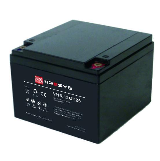 12 V 26 AH Top Terminal VRLA AGM Battery for General Purpose ， L175mm x W166mm x