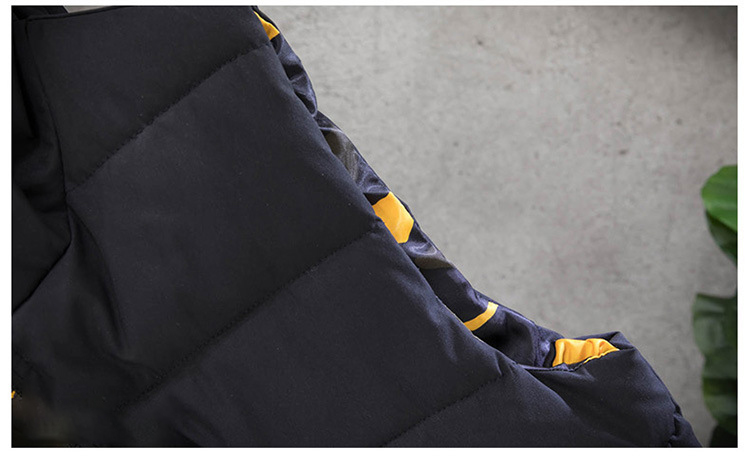 Zipper Up Cold Weather Vest Sleeveless Reversible Hooded Cotton Padded Vest
