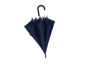 Quality Plastic J Handle Pongee Auto Open Stick Umbrella wholesale