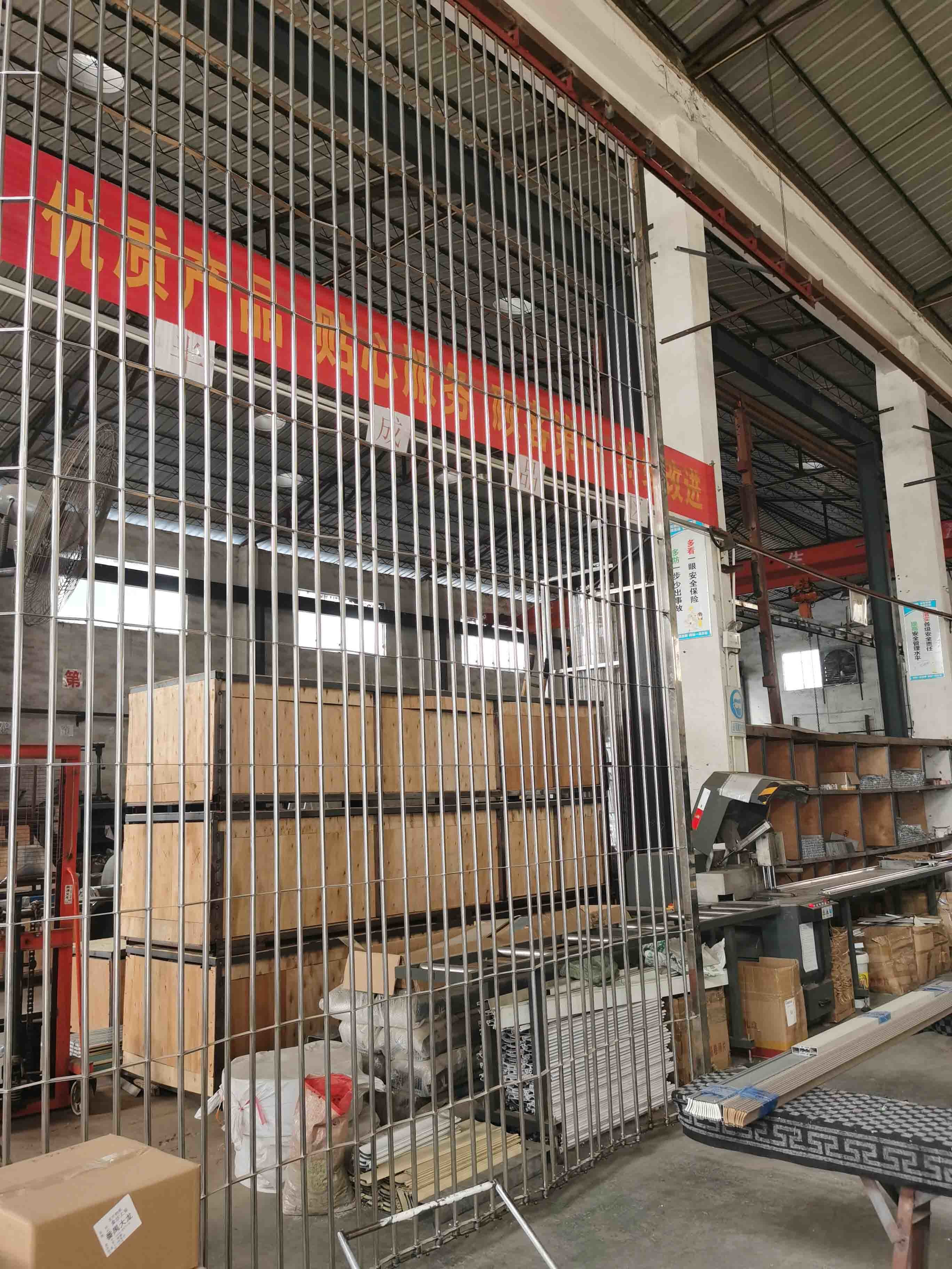 Stainless Steel Grill Shutter Door Automatic motorized lateral Sliding Door Shutters