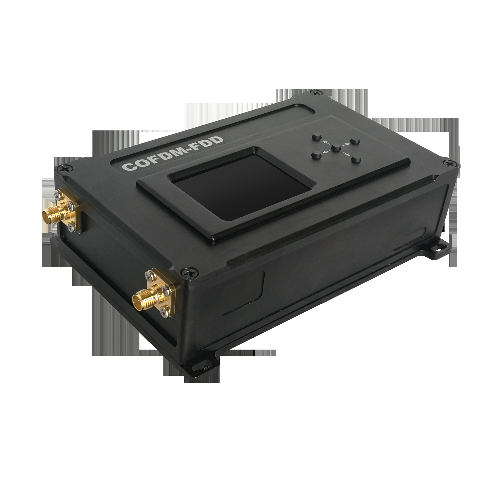 Uplink and downlink COFDM Video Transmitter 2W RF Power Ethernet Radios 30-50km on UAV