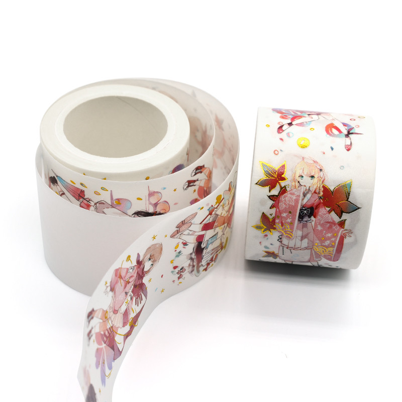 Custom Design Any Patterns Washi Tape Printed Rose Gold Foil Washi Tape