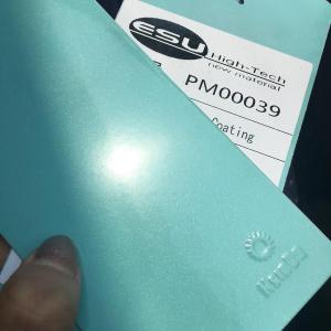 Quality Macaroon Blue Electrostatic Metallic Powder Coat Artistic Texture wholesale
