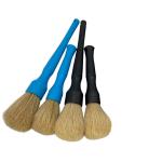 Natural Boar Hair Valeting Car Detailing Brush 2pcs