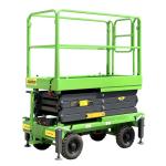 Durable Mobile Scissor Lift 14 Meters Hydraulic X-Lift Platform 500kg Loading