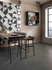 Quality Black Deep Marble Modern Porcelain Tile 600X600 MM Wear Resisting wholesale