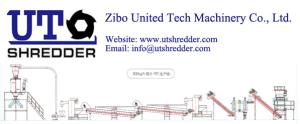 Quality Plastic PET bottle recycling line/ waste plastic shredder &amp; recycling plant - Zibo United Tech Machinery Co., Ltd. wholesale