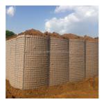 Emergency Bunker Bastion Barrier for Defense Galvanized Wire and Beige
