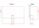 9.7 Inch 5 Million Pixel Microscope Accessories LCD Screen with Measuring