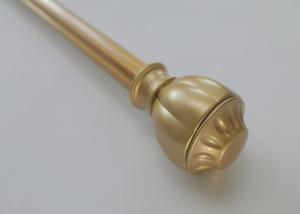 Quality Gold 28mm Adjustable 5.8 Metres Luxury Curtain Poles wholesale