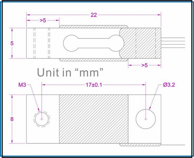 small load cell 3kg